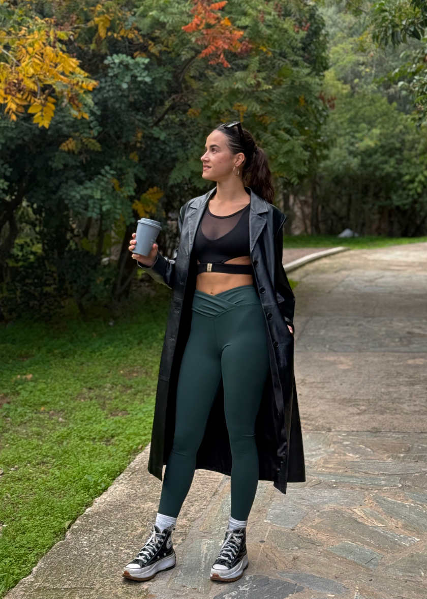 signature-short-leggings-forest-green
