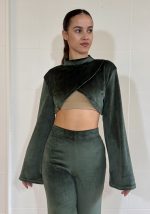 Velvet Aura Bolero Forets Green