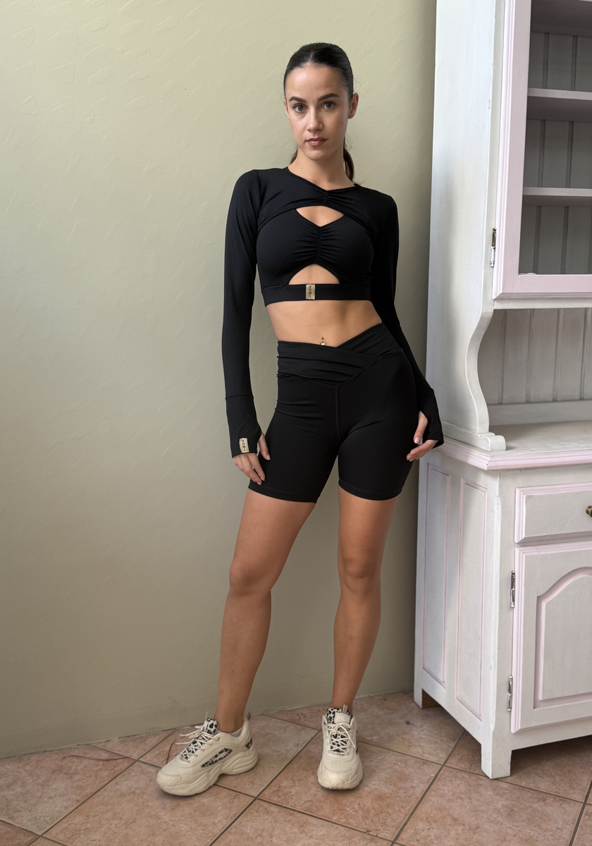 Signature Biker Leggings Black