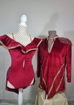 Red & Gold Couple's Costume